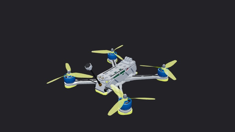 5-inch Quad — online simulator model preview
