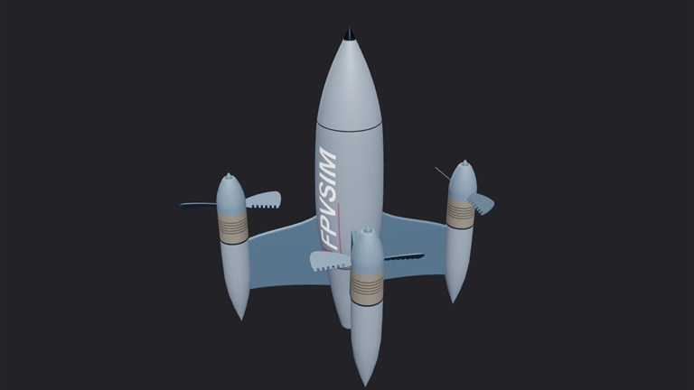 Rocket Speed Drone — online simulator model preview