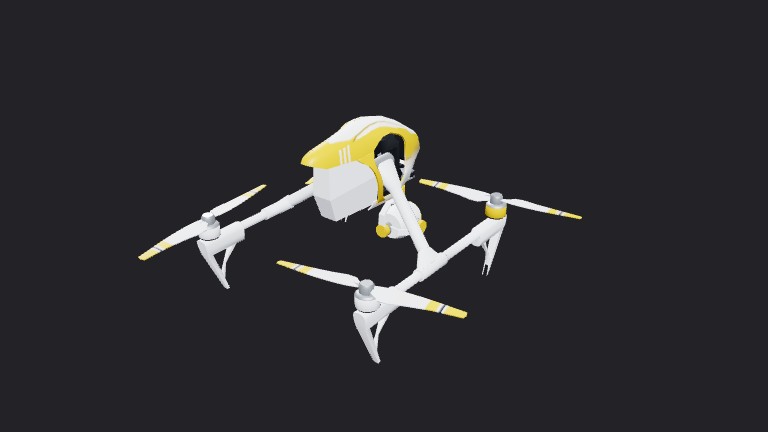 10-Inch Drone — online simulator model preview