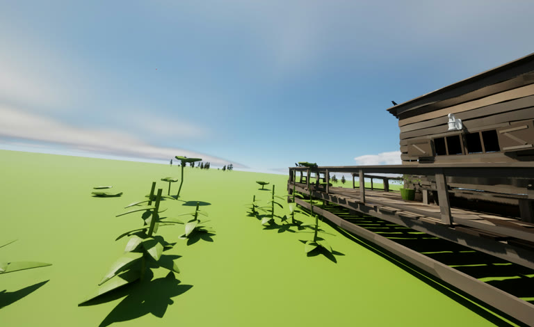 Empty Scene in the FPVSIM desktop simulator