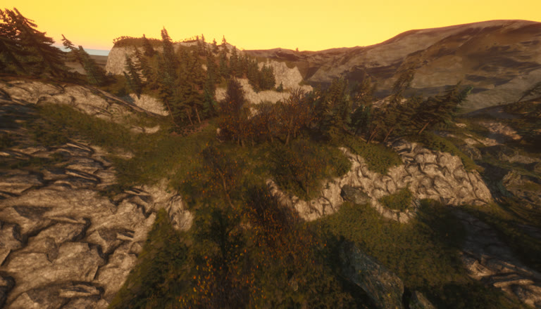 Golden Hour in the FPVSIM desktop simulator