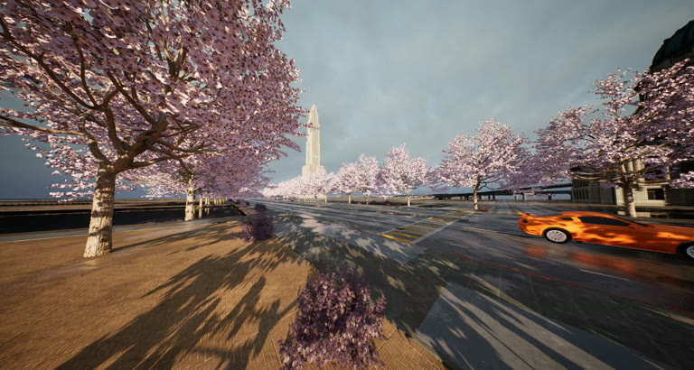 Street Drifting in the FPVSIM desktop simulator
